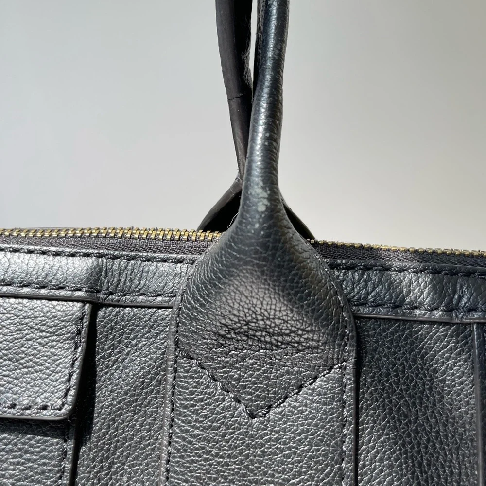 Fossil Leather Tote Bag